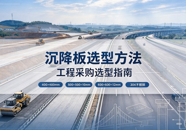 贡嘎沉降板选择方法